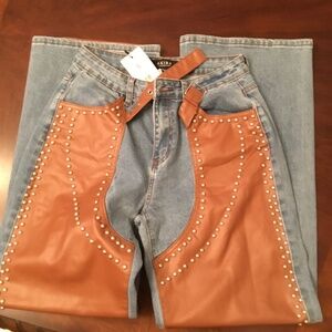 WANNA BE DENIM PANT - S